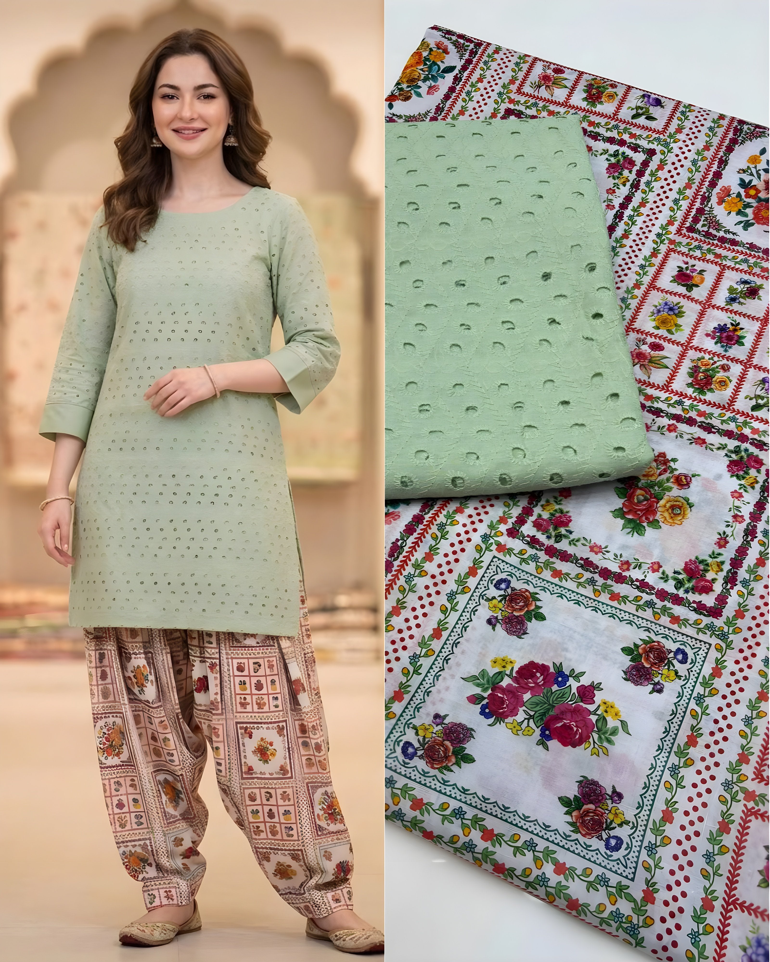 Chicken Kari Shirt with Digital Trouser