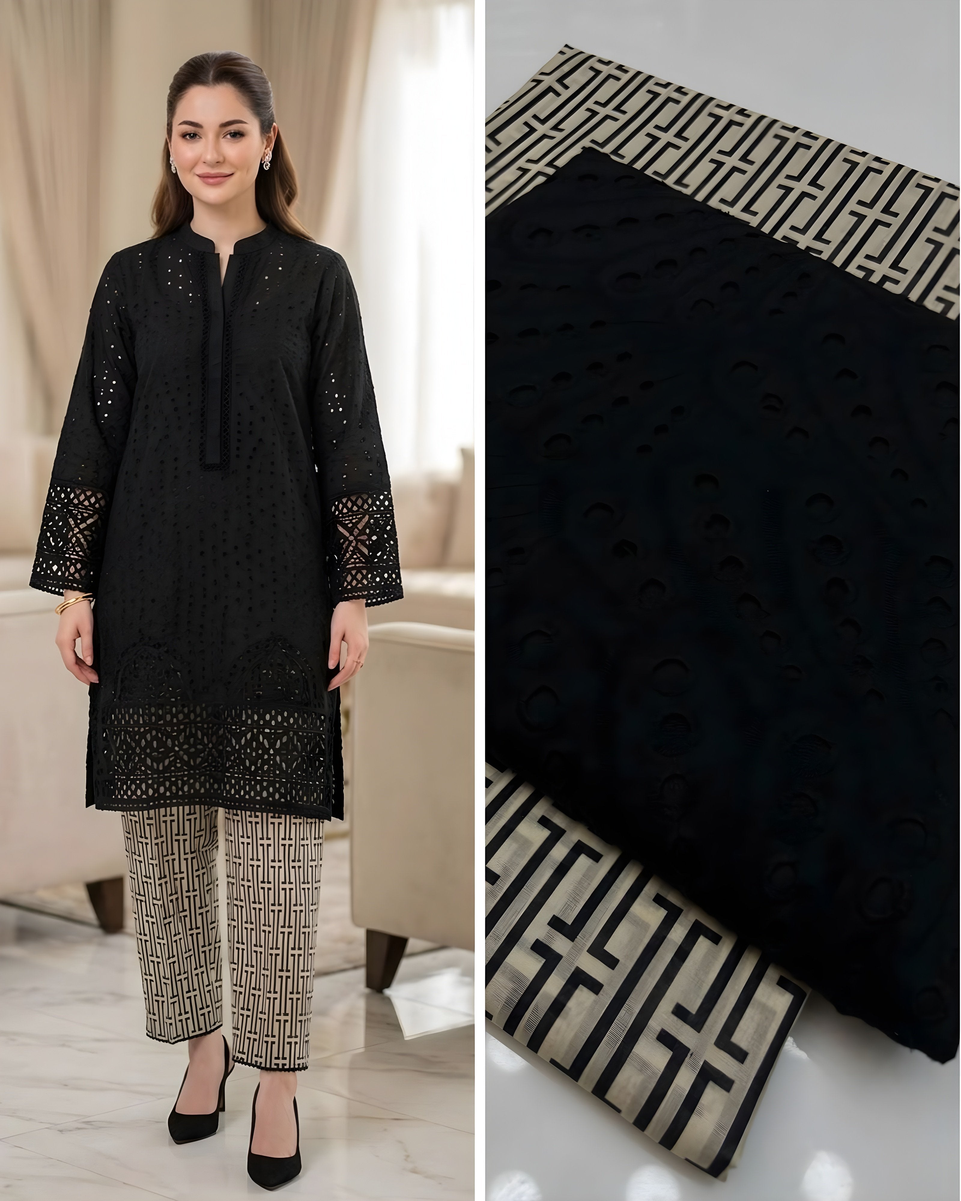 Chicken Kari Shirt with Digital Trouser