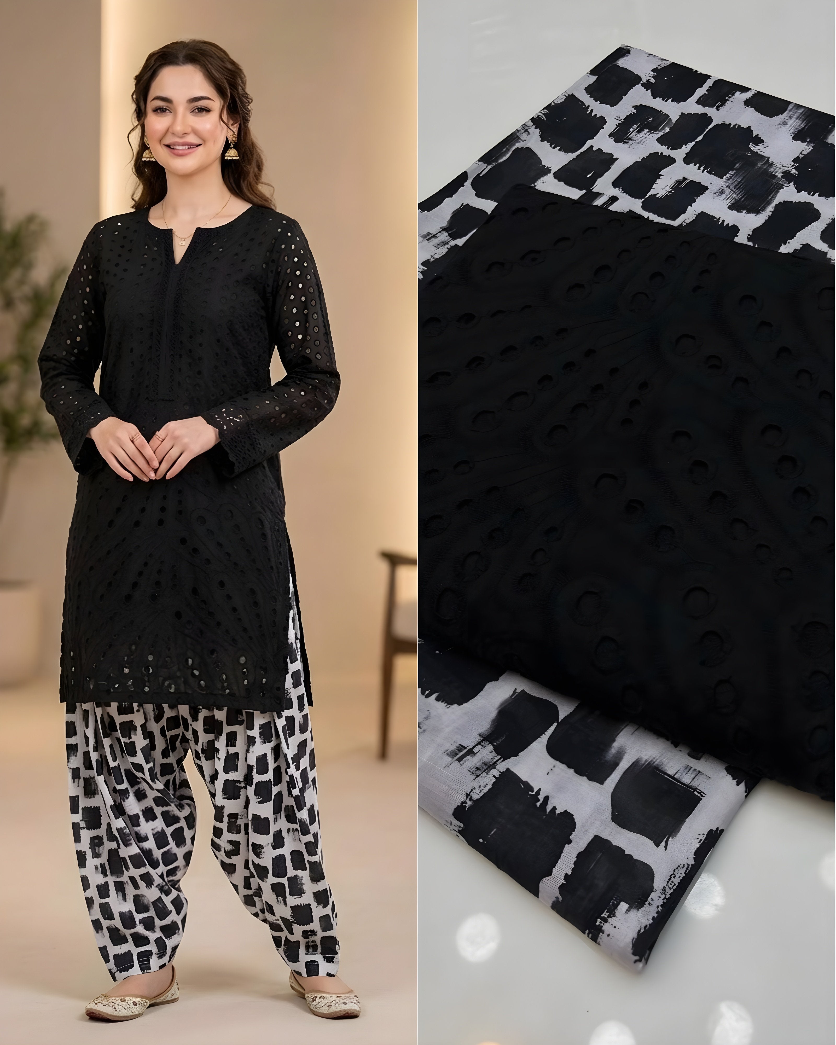 Chicken Kari Shirt with Digital Trouser