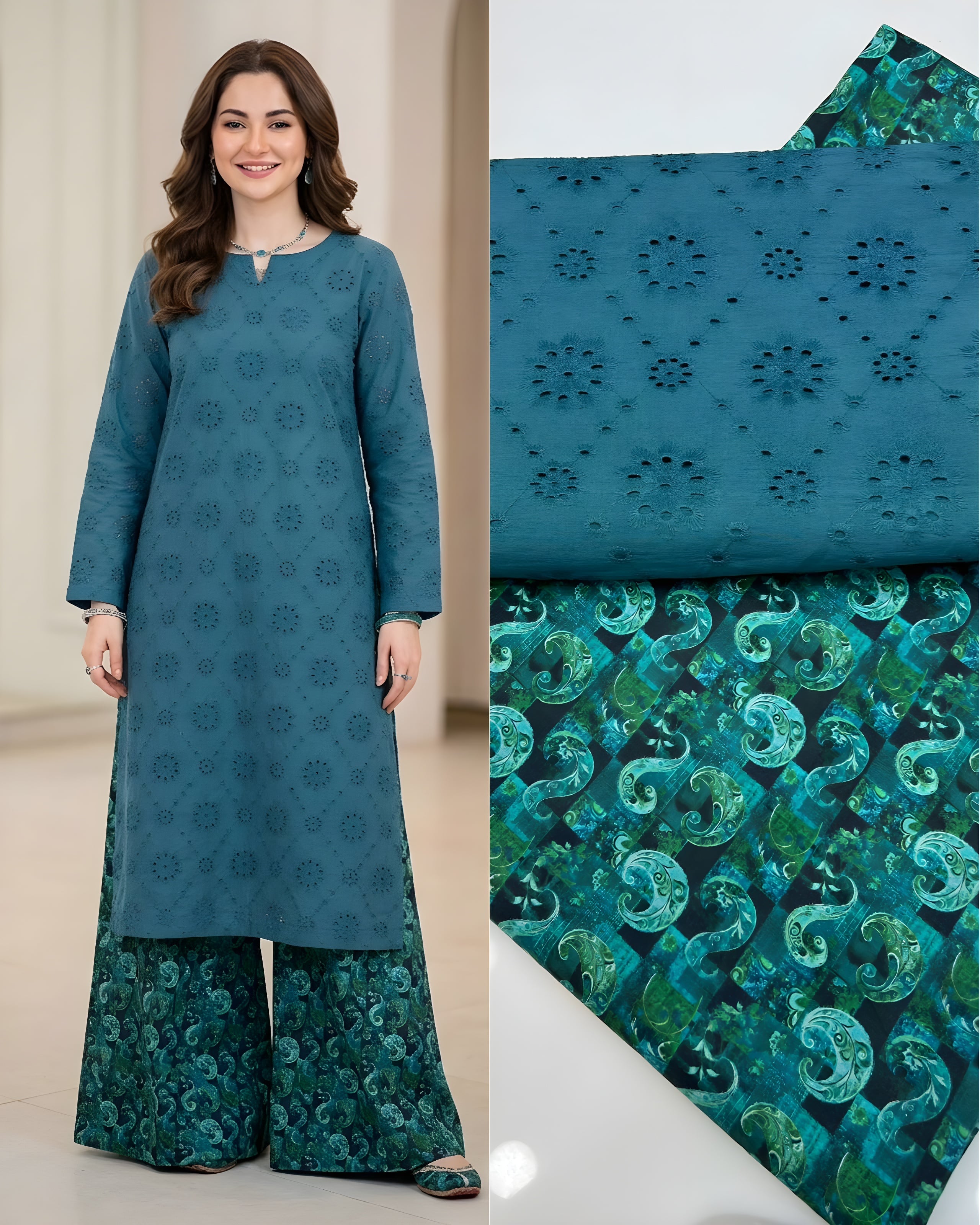 Chicken Kari Shirt with Digital Trouser