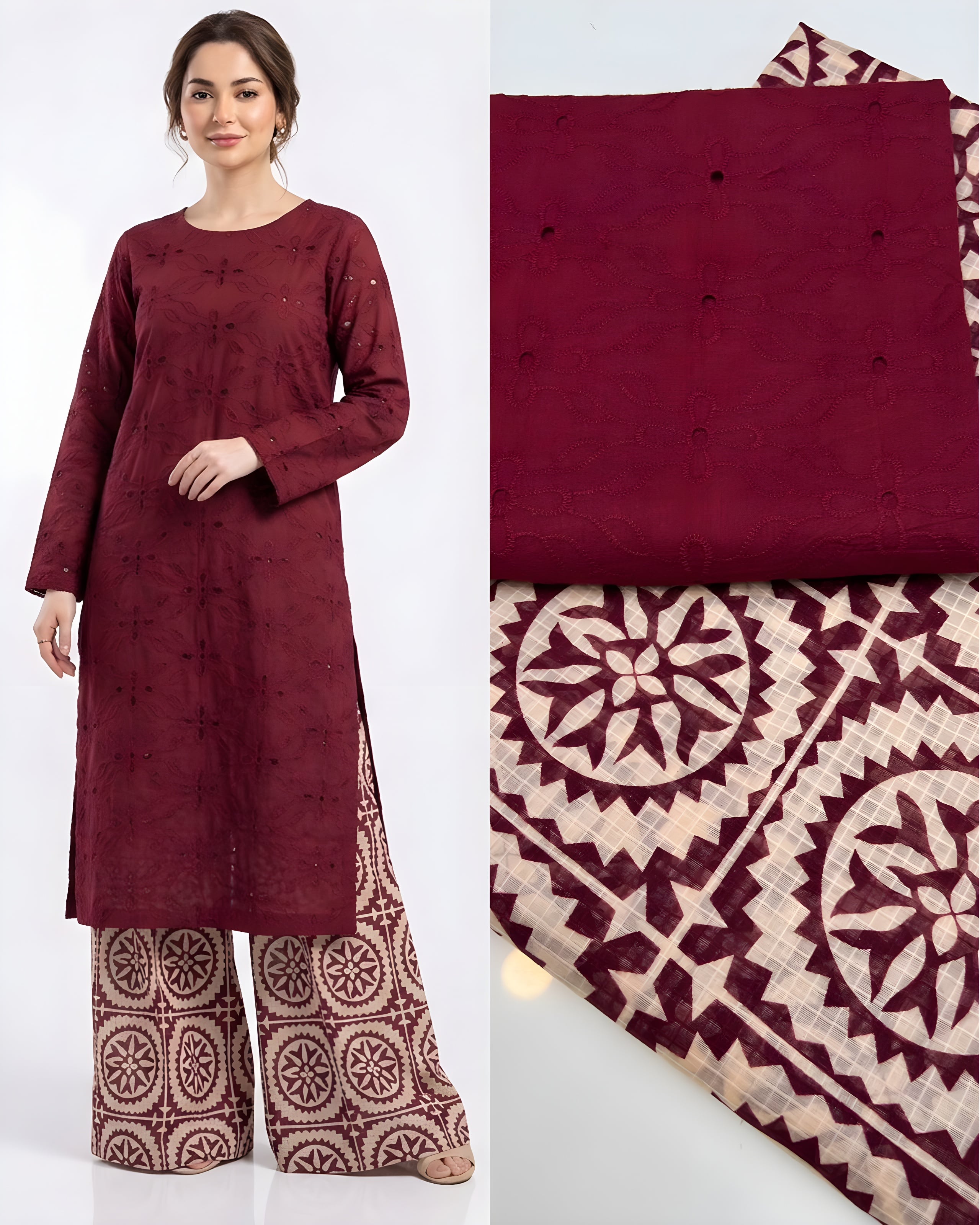 Chicken Kari Shirt with Digital Trouser