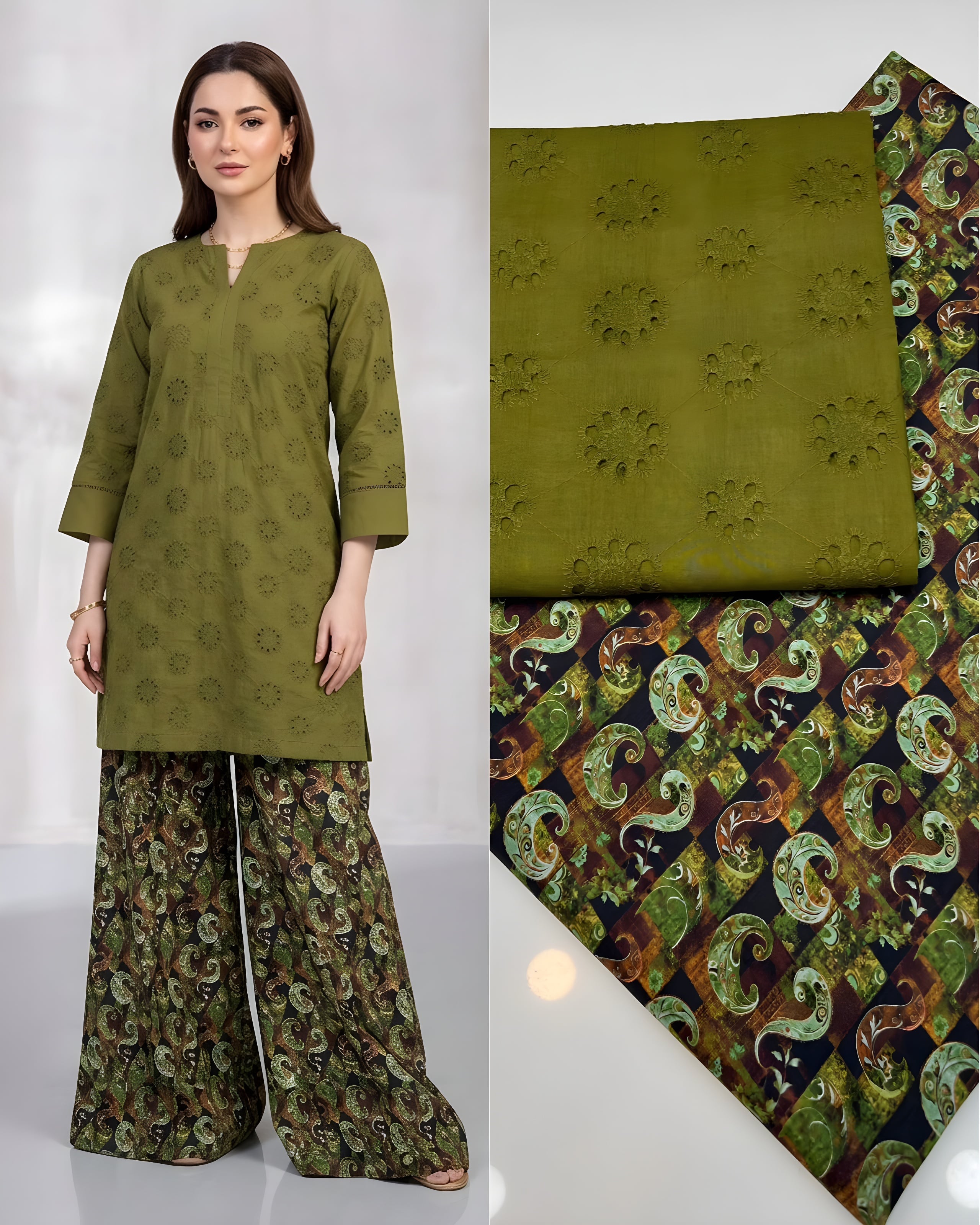 Chicken Kari Shirt with Digital Trouser