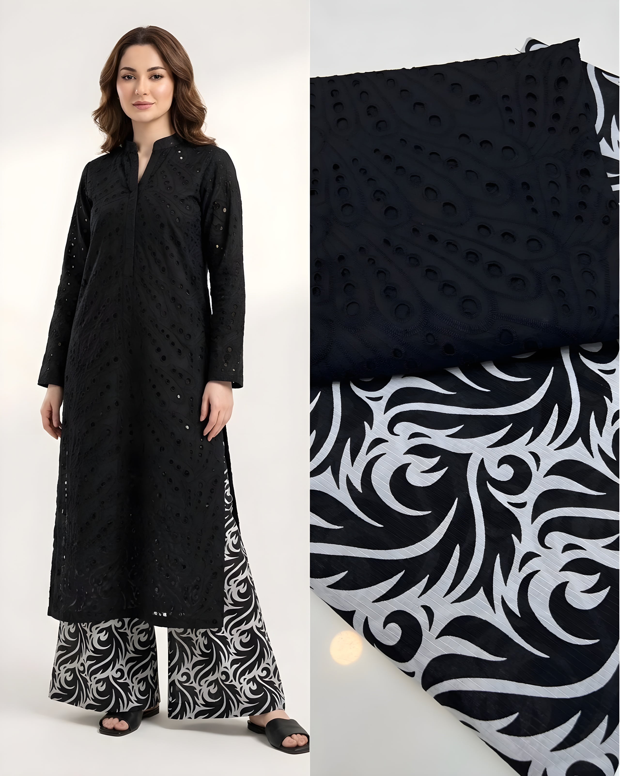 Chicken Kari Shirt with Digital Trouser