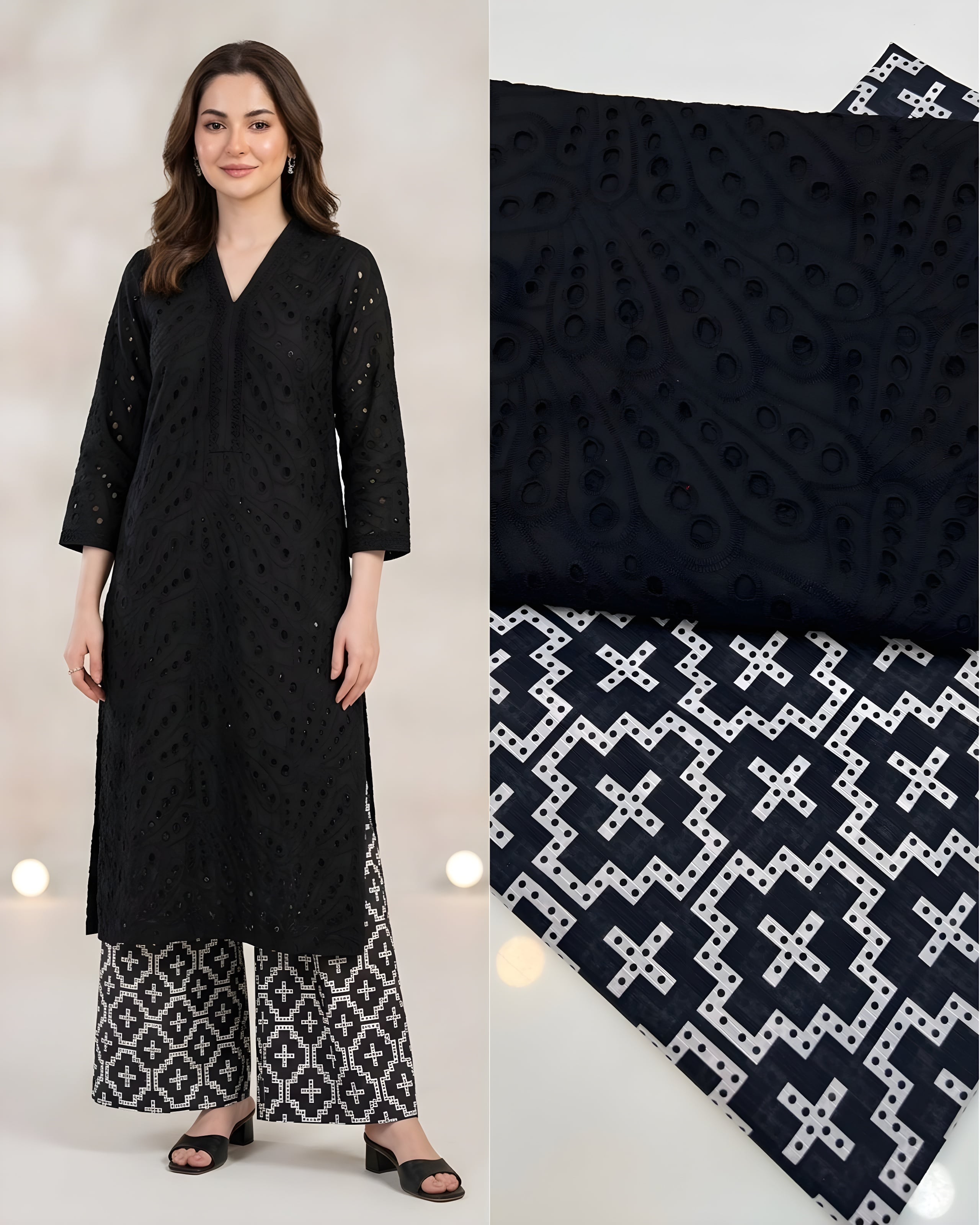 Chicken Kari Shirt with Digital Trouser