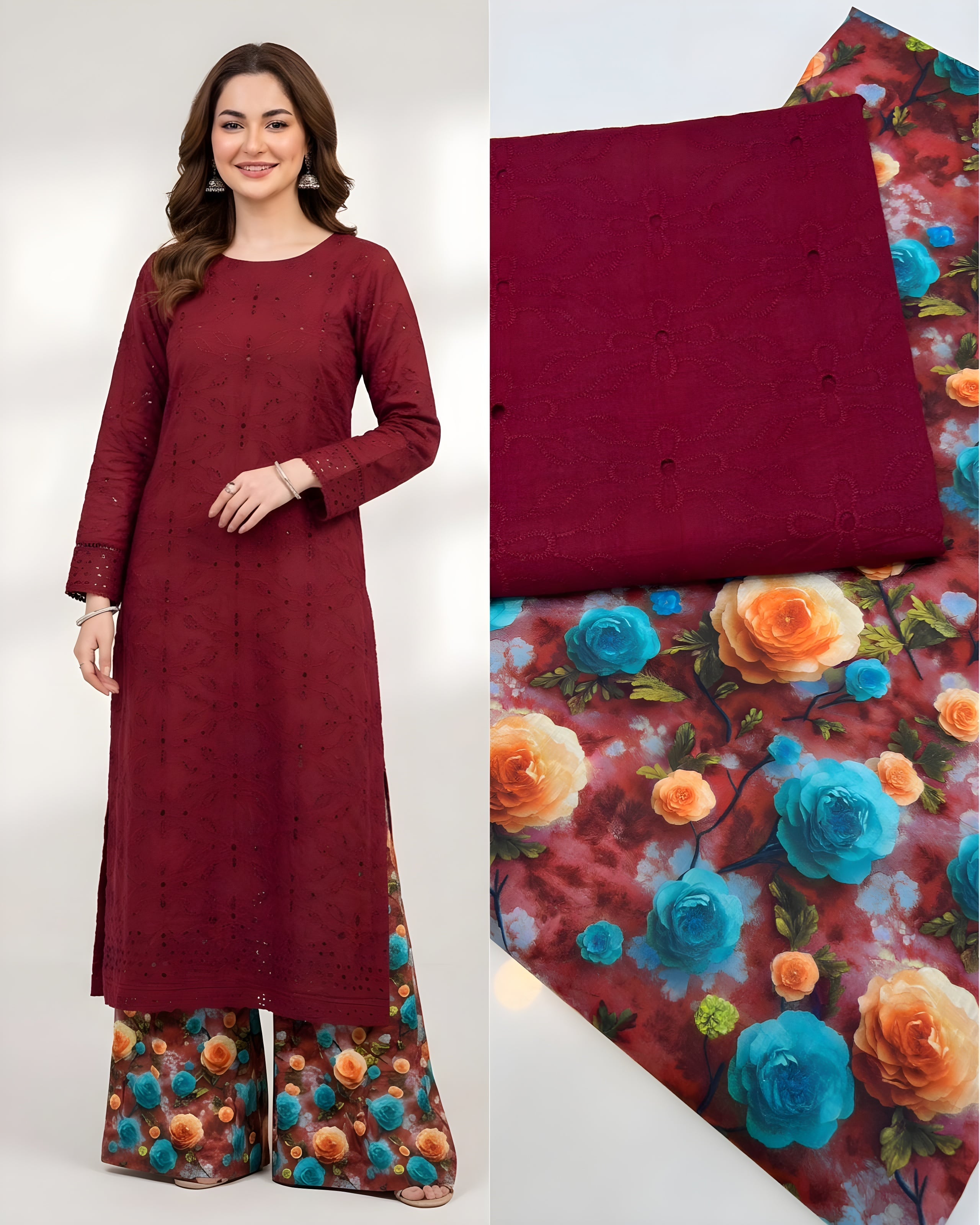 Chicken Kari Shirt with Digital Trouser