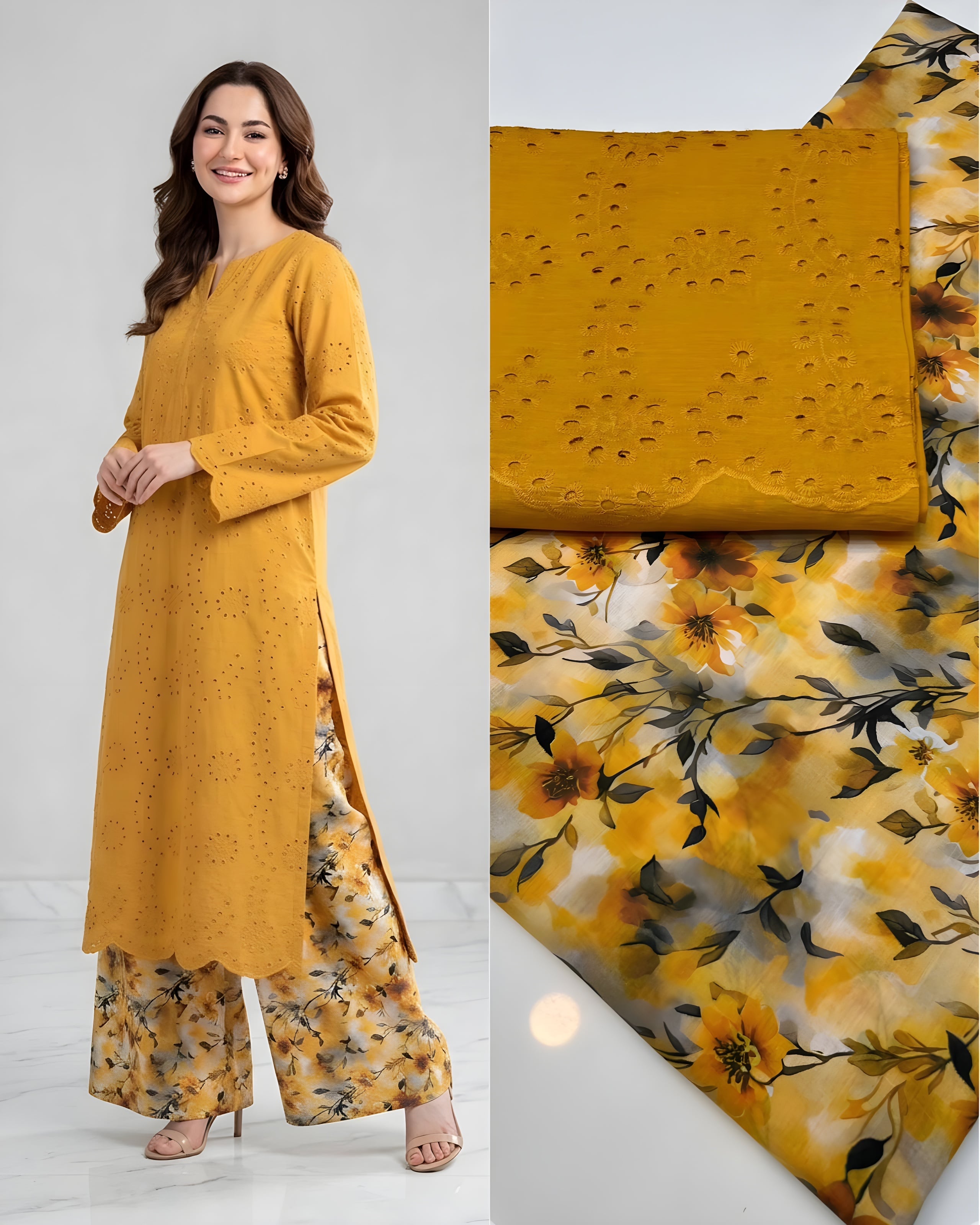 Chicken Kari Shirt with Digital Trouser
