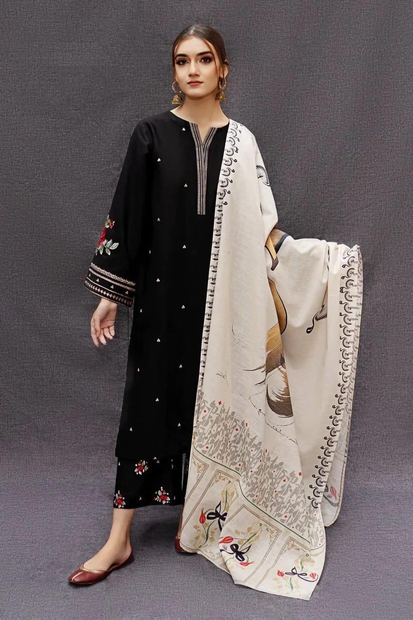 Party wear lawn 3 Piece Dress