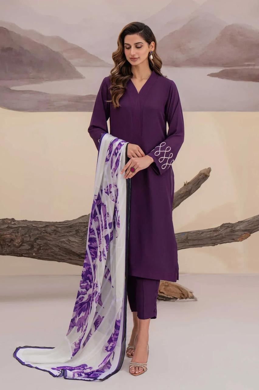 Party wear lawn 3 Piece Dress