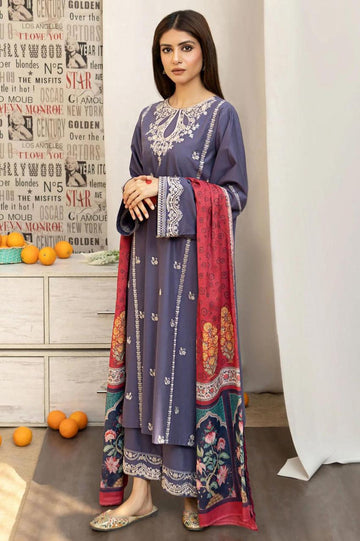 Party wear lawn 3 Piece Dress