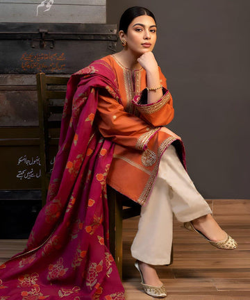 Party wear lawn 3 Piece Dress