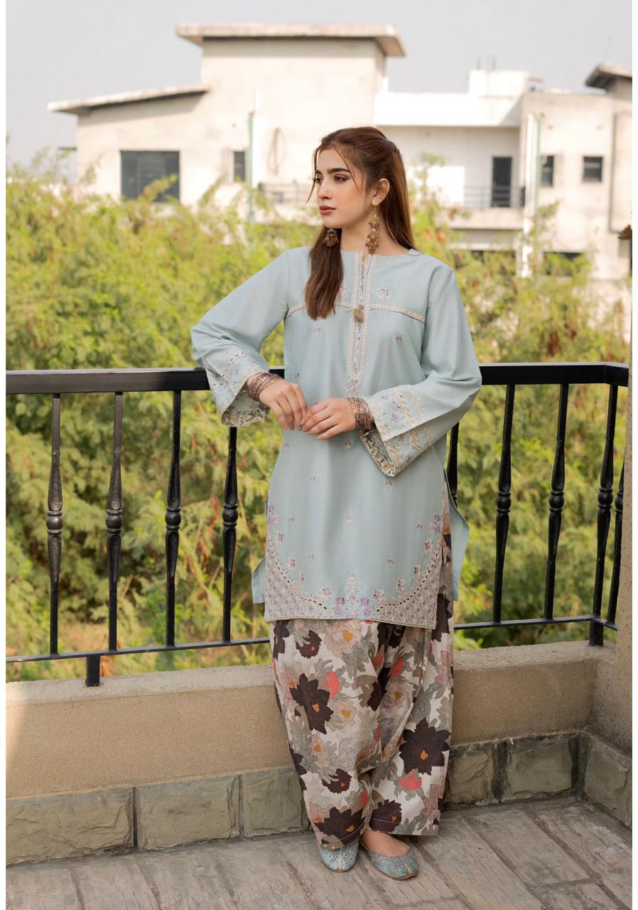Embroidered Lawn 2-Pc Suit