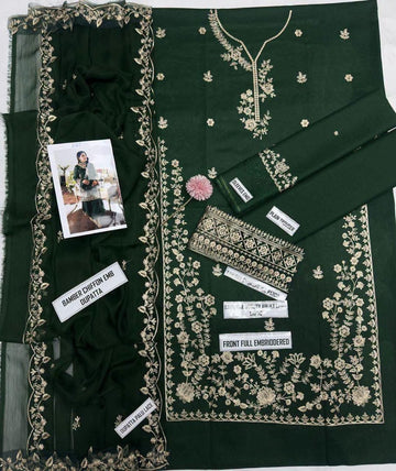 3pc Embroidred Lawn
