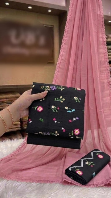 Embroidered Lawn 3Pc