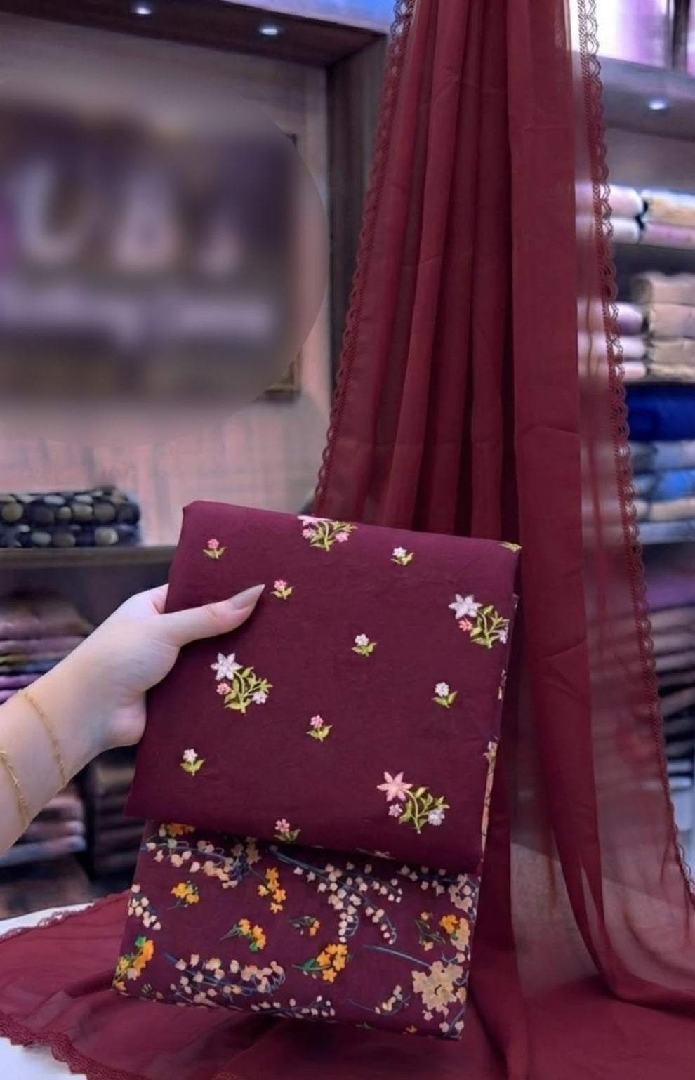 Embroidered Lawn 3Pc