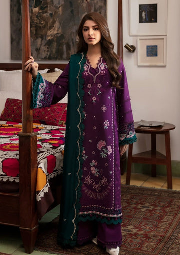 Emb Dhanak 3Pc Suit