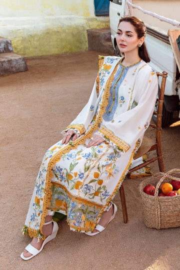 Emb Dhanak 3Pc Suit