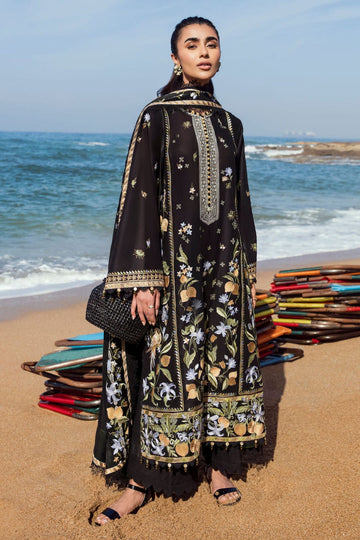 Emb Dhanak 3Pc Suit